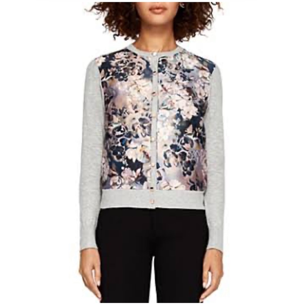 TED BAKER | ‘naveya eloquent’ jacquard cardigan